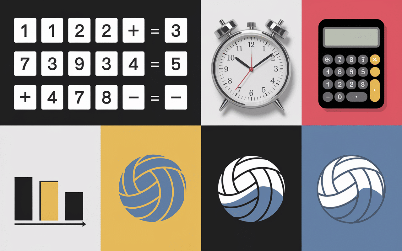 Tableau calcul durée match volley