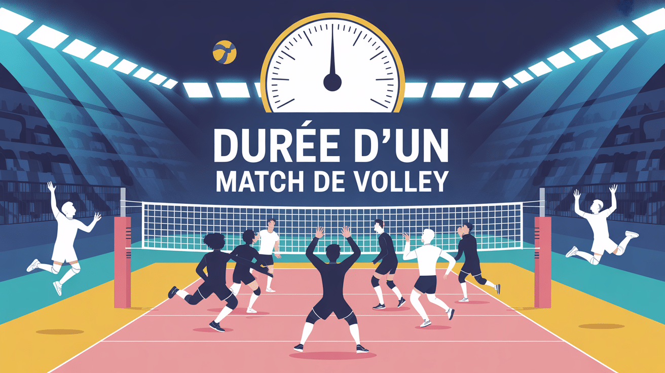 Volleyball indoor avec chronomètre géant