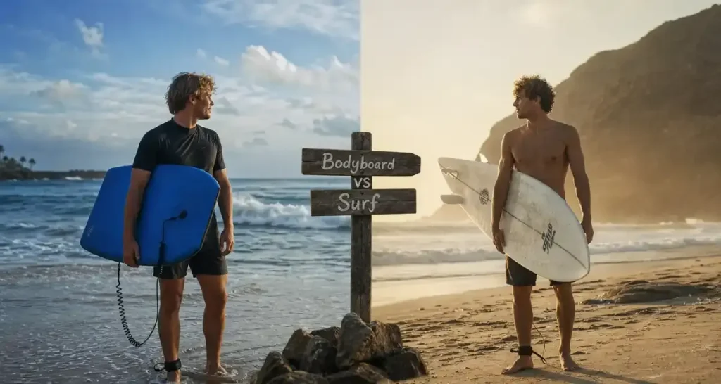 Bodyboard vs surf : quelle discipline choisir pour rider les vagues ?