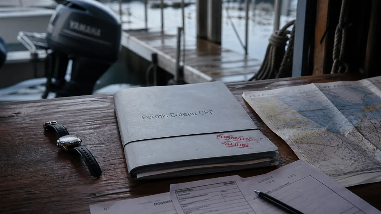 Permis bateau CPF : dossier formation validée